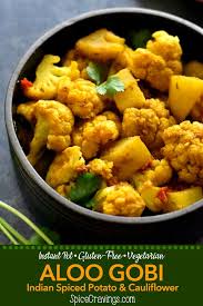 Aloo Gobi Instant Pot Stove Spiced Potato And Cauliflower Recipe Aloo Gobi Indian Food Recipes Vegetarian Indian Cooking