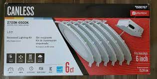 2 out of 5 stars. Utilitech Canless Led Recessed Lighting Kit 6ct 1500767 For Sale Online Ebay