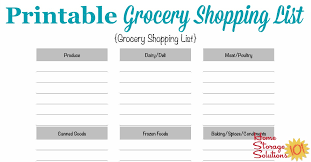 Grocery becomes the destination to find some ingredients and other stuffs. Free Printable Grocery Shopping List Template