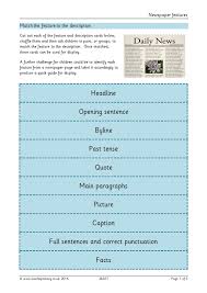 Newspaper article review essay example topics and well written. Ks2 Newspapers Teachit Primary