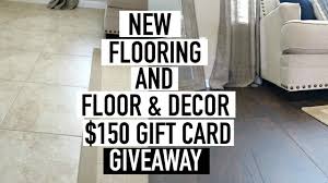 We have 12 ceramic tile floors with wide grout lines in our lake house. How To Install Wood Flooring Over Tile Floor Decor Giveaway Youtube