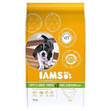 Iams Puppy And Junior Small Medium Dry Dog Food 1kg Pack Of 4 See This Great Image Dog Food Brands Dry Dog Food Dog Food Recipes Dog Food Brands