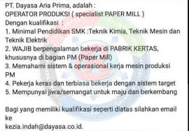 Ada perusahaan yang sedang membuka kesempatan lowongan kerja produksi, pabrik kertas, operator produksi, staf marketing, management trainee dan banyak lagi di daerah surabaya melalui indeed.com. Lowongan Pekerjaan Kirim Melalui Email Atau Wa Surat Lamaran Kerja Anda Portal Berita Sidoarjo