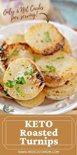 Keto Garlic Ranch Roasted Turnips Recipe Roasted Turnips Recipes Turnip Recipes