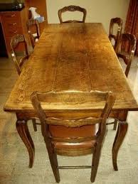 Antique Provencal French Country Table With Six Chairs Eclectic Dining Tables French Country Tables French Country Dining Eclectic Dining Tables