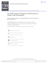 Elke week wordt het ruime aanbod uitgebreid met de nieuwste films, ook in hd kwaliteit. Pdf The Selfie Study Archetypes And Motivations In Modern Self Photography Harper Anderson And Maureen Elinzano Academia Edu