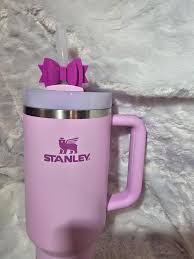 Pink Cherry Blossom Straw Topper