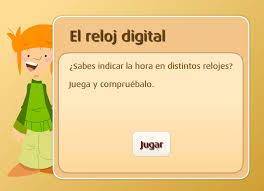 Resultado de imagen de actividades interactivas el reloj digital