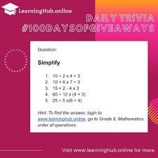 This grade focuses on how to do science, social and historical aspects, facts and concepts. Learninghub Online 100daysofgiveaways Daily Trivia Question For August 6th Please Answer In The Comments Below You Must Include Your Learninghub Online Username With Your Answer To Win Winner Will Be Selected At