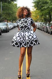 Black And White African Print Dress Susie Black And White African Print Wax Print Dress Mini African Print Fashion Fashion African Fashion Modern