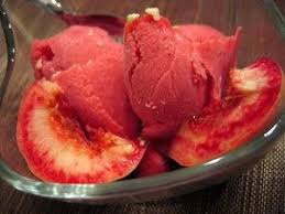 Sorbet Peche De Vigne Leo La Cuistot Sorbet Peche Gateaux Et Desserts Sorbet
