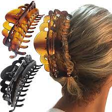 Hair clips for women and girls, 4.3 inch nonslip large claw clips, strong hold claw hair clips for thick and thin hair, big hair claw clips for long hair accessories, 4 color available (4 packs) 4.8 out of 5 stars 150. Buy Accglory Ex Large Plastic Hair Claw Clips For Women Big Hair Clips For Long Thick Hair Updo Strong Holding Jaw Clamps Jumbo Hair Clip Online In Indonesia B0874wcdpg