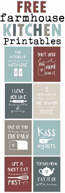 farmhouse kitchen printables+aqua