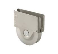 FHC 1" Nylon Wheel In Aluminum Housing Sliding Screen Door Roller (2 Pack)