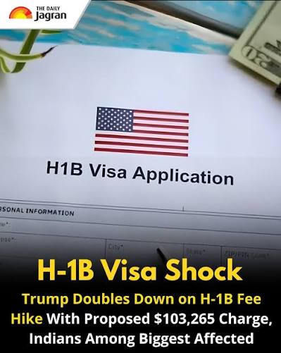 The United States' Donald Trump administration on Monday released a proposed regulation to codify an over $100,000 H1-B visa fee for highly-skilled foreign workers. The release attempts to move towards formalising Trump's
