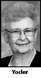 Ruth Yoder Obituary (2007)
