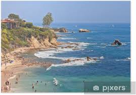 Little corona del mar beach. Little Corona Del Mar Beach Newport Beach California Poster Pixers We Live To Change