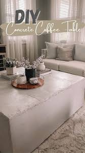 The size is up to you. Diy Concrete Coffee Table Kristle Lauren