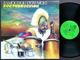 FAMOUDOU DON MOYE Sun Percussion Volume One LP AECO RECORDS AECO 001 US  1975 NM