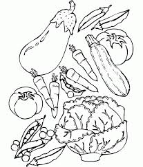 These preschool coloring sheets will support your kid recognize numbers and count to ten. Vegetable Coloring Pages For Kids Coloring Home