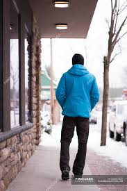 As thieves and cutpurses became more of a problem in the 17 th century, people began. Man Walking With Hands In Pockets On Sidewalk During Winter Travel Blue Stock Photo 208521630