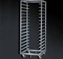 [Hot Item] ODM&OEM Commercial Industrial Use Stainless Steel Baking Tray  Pan Rack Trolley Bakery Bread Cake Display Cooling Rack Trolley