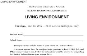 Ny Living Environment Regents Worksheets Teaching