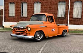 Image result for Orange 1957 Truck