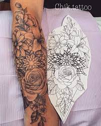 100 The Most Beautiful Flower Tattoo Designs Flowertattoos Flower Tattoos Sleeve Tattoos For Women Beautiful Flower Tattoos Tattoo Sleeve Designs