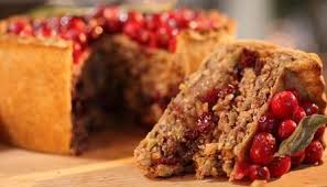Vegetarian Nut Roast Pie With Cranberries Recipe Recipe Vegetarian Nut Roast Food Recipes