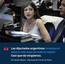 Si, por el contrario, consintiera a fernanda vallejos y los que firmaron la «proclama del 25 de mayo», la política macroeconómica adquiriría el mismo nivel de dislate que el de la. Ramiro Marra S Tweet Fernanda Vallejos Deberia Probar Vivir Con El Sueldo De Un Medico O Docente Ahi Se Va A Dar Cuenta De Que Tiene Uno De Los Salarios Mas Altos
