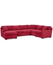 This will be able to fit through a 30 door width. Red Sectional Sofas Couches Macy S