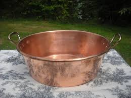 Mauviel French Vintage Copper Jam Jelly Preserves Pan Made By Mauviel Stamped 4 2kilos 9lbs 6 1ozs Cast Bronze Handles Go Mauviel Vintage Copper French Vintage