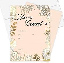 Make planning your baby shower easy and enjoyable with a beautifully designed invitation in canva. Amazon Com Invitation Cards 25 Pack Envelopes Included You Are Invited Floral Image Party Invitation Card Set 5 X 7 Inches Perfect For Any Occasion Birthday Party Engagement Party Made In The