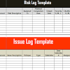 Provides an example of a risk and issue log and how it can be used. 1