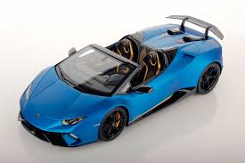 06 june 2019 by parkers. Lamborghini Huracan Performante Spyder 1 18 Mr Collection Models