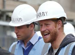 Prince William and Prince Harry Look Amazing in Hard Hats