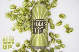 16oz Beer Can Mockup Graphic By Smartdesigns Creative Fabrica In 2020 Mockup Packaging Design Inspiration Beer Can