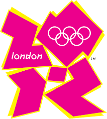 Ilustración acerca el logotipo del juego olímpico, mostrando activitis del spoort del som, mano del backgound se ahoga. Londres 2012 Analisis Identidad