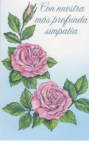 Spanish Sympathy Greeting Card With Our Deepest Sympathy Spanish Greeting Cards Sympathy Greetings Deepest Sympathy