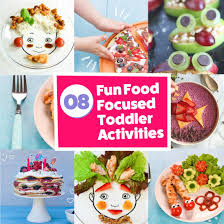How to cook with kids · talk about the dish before you start. 8 Fun Food Focused Toddler Activities Baby Led Feeding