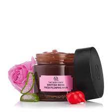 British Rose Plumping Mask Gel Face Mask The Body Shop British Rose The Body Shop Body Shop At Home