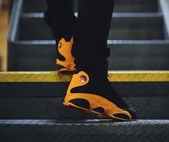 Black And Yellow 13s Mens Air Jordan 13 Melo Class Of 2002 Exclusive Kicks Images On Feet Www Anpkick Com Air Jordans Jordan 13 Black N Yellow