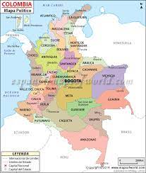 Colombia is one of nearly 200 countries illustrated on our blue ocean laminated map of the world. Mapa Politico De Colombia Colombia Mapa