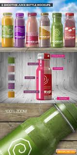 Download Smoothie Juice Bottle Mockups Bundle Free Graphic Templates Fonts Logos Icons Psd Ai