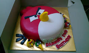 Today we decorate a cake in the form of pc. Angry Birds Cakes Decoration Ideas Little Birthday Cakes