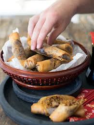 Lumpiang sariwa (fresh spring rolls recipe). Lumpiang Shanghai Filipino Spring Rolls Belly Rumbles