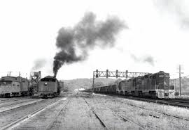 Image result for Federal Yellow 1956 Chesapeake and Ohio Railroad