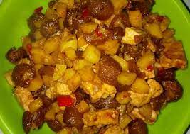Resep Sambal Goreng Cecek Tahu Kentang Oleh Ratih Salsa Colections Recipe Babi Asam Manis Resep Kentang