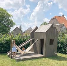 Creatief Met Whout Spielhaus Garten Kinder Spielhaus Garten Hintergarten